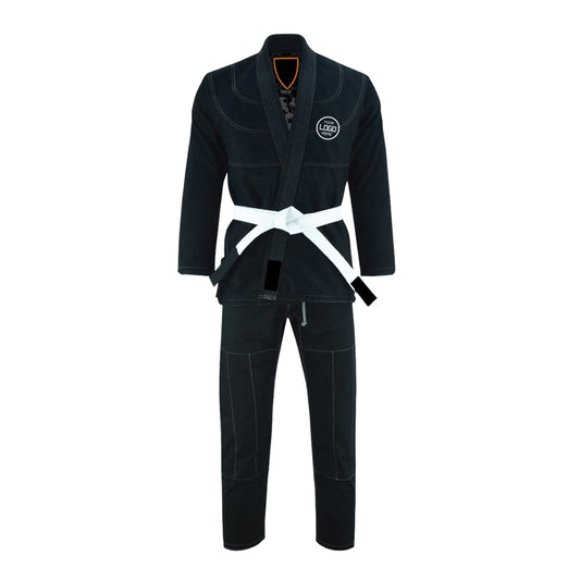 FE Black Brazilian Jiu Jitsu BJJ Kimono Uniform Gi - Kids Adult Unisex