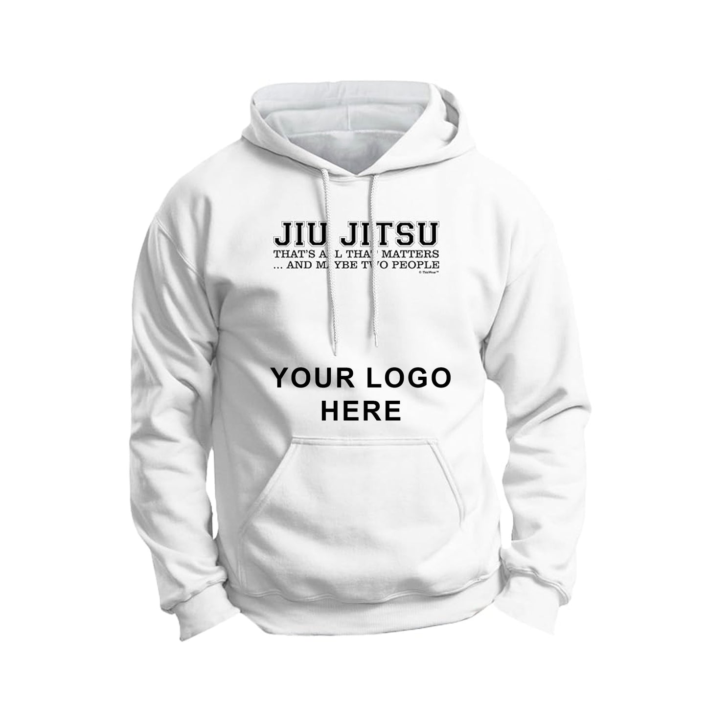FE White Bjj Hoodies